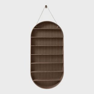 Ferm Living Oval Dorm Wandrek - Smoked Oak