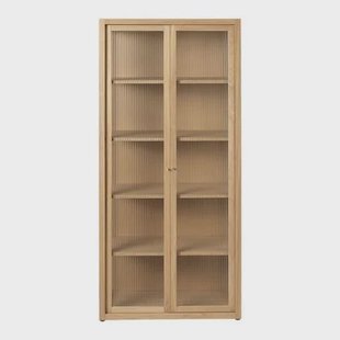 Ferm Living Reed Vitrinekast - Natural Oak