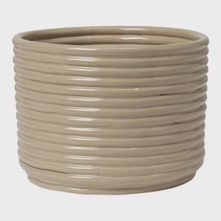 ferm LIVING Corduroy Bloempot - Cashmere ferm LIVING Corduroy Bloempot - Cashmere
