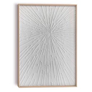 Reinders - Beams White - Craft Art Schilderij 50 x 70 cm Hout