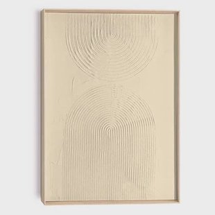 Reinders - Arch Craft Art Schilderij - 70 x 50 cm - Sand Beige