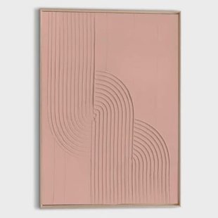 Reinders - Knot Terra Pink - Craft Art Schilderij 40x30cm Hout Reinders - Knot Terra Pink - Craft Art Schilderij 40x30cm Hout
