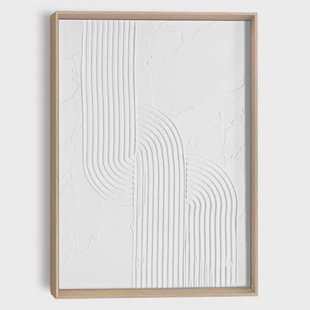 Reinders - Knot Craft Art Schilderij - 40 x 30 cm - Wit