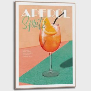 Reinders - Aperol Time - Schilderij 70x50cm Hout