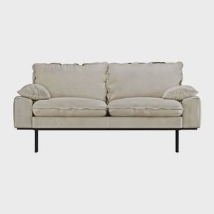 HKliving Retro Sofa 2-zitsbank - Pure Ivory