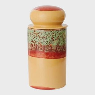 HKliving 70&apos;s Ceramics Voorraadpot - Cove