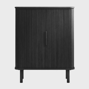 by fonQ Splinted Opbergkast - Zwart Eiken by fonQ Splinted Opbergkast - Zwart Eiken