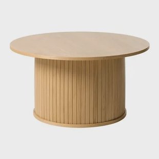 by fonQ Alon Salontafel Ø 90 cm - Naturel Eiken