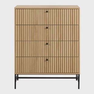 by fonQ Lamina Ladekast - 4 Lades - Eiken