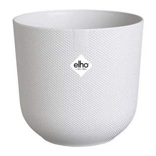 Elho Jazz Rond 30 - Wit - L 30 x B x H 27 cm - Binnen - 100% gerecycled Elho Jazz Rond 30 - Wit - L 30 x B x H 27 cm - Binnen - 100% gerecycled