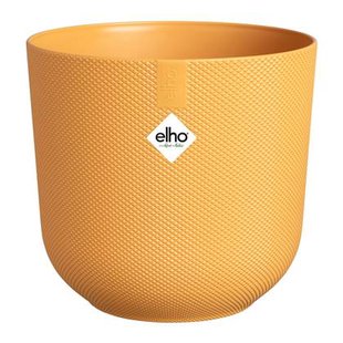 Elho Jazz Rond 30 - Geel - L 30 x B x H 27 cm - Binnen - 100% gerecycled Elho Jazz Rond 30 - Geel - L 30 x B x H 27 cm - Binnen - 100% gerecycled