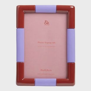 &klevering Rift Fotolijst 13 x 18 cm - Burgundy