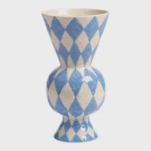 &klevering Rhombic Vaas - Blauw