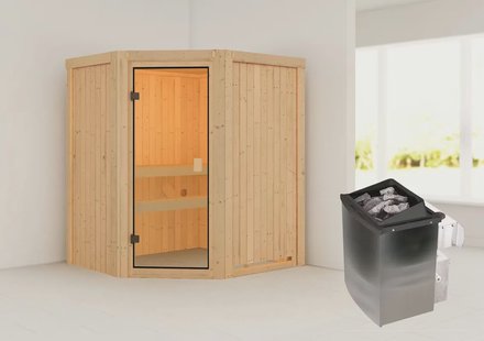 Karibu | Faurin Sauna | Kachel 9 kW Geïntegreerde Bediening
