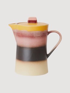 Handgemaakte theepot 70&#039;s van keramiek, 1 l