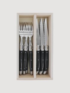 Hoogglans bestekset Debutant, 6 personen (12-delig)