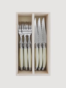 Hoogglans bestekset Debutant, 6 personen, 12-delig