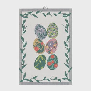 Ekelund Linneväveri Egg collection keukenhanddoek 35x50 cm