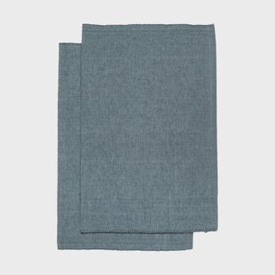 Himla Bistro placemat 36x47 cm 2-pack Azur Himla Bistro placemat 36x47 cm 2-pack Azur