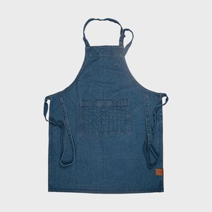 Sagaform Aron denim schort 70x90 cm Blauw