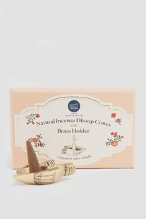 Dhoep wierookkegels met wierrookhouder