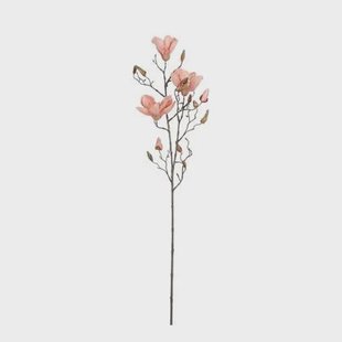 Mica Decorations Magnolia Kunstbloem - H88 cm - Perzik