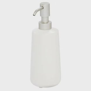 Zeeppomp, 355 ml, Keramiek, Kokos Wit - iDesign | Eco Vanity