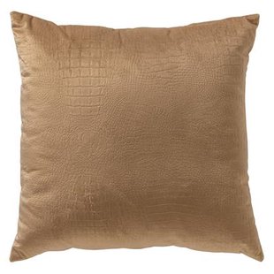 Dutch Decor kussenhoes CROCO - 40x40 cm Tobacco Brown