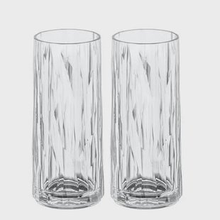 Koziol - Club No.3 - Superglas - 250ml - Longdrink - Set van 2