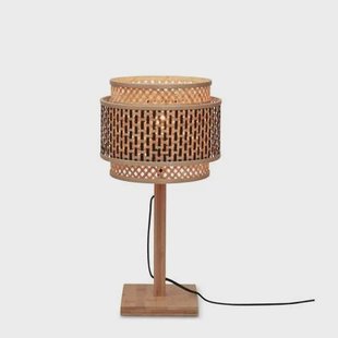 GOOD&MOJO Tafellamp Bhutan - Bamboe - 22x22x40cm