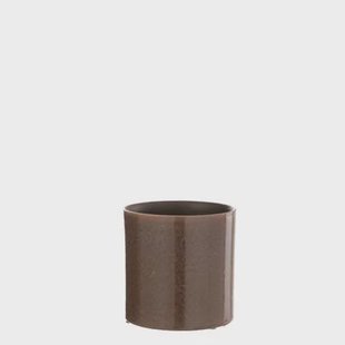 J-Line bloempot Flek - keramiek - bruin - extra small - Ø 14.5 cm