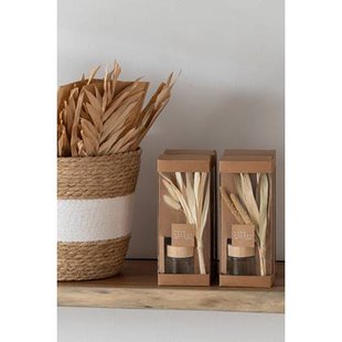 J-Line droogbloemen - Gedroogde Bladeren 2 Stukken - naturel