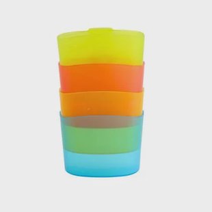 OTIX Theezakjeshouder 4 stuks Theetip Diverse Kleuren Kunststof OTIX Theezakjeshouder 4 stuks Theetip Diverse Kleuren Kunststof