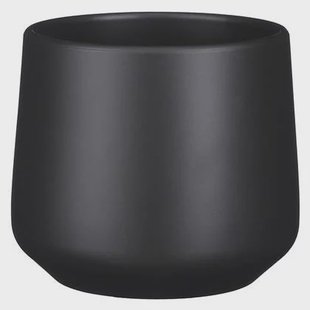 Mica Decorations Bloempot - grijs - mat - keramiek - H14|D15,5 cm