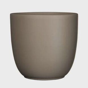 Mica Decorations Bloempot - bruin - keramiek - 19 x 18 cm Mica Decorations Bloempot - bruin - keramiek - 19 x 18 cm
