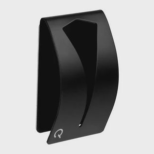 QUVIO Handdoekenhouder plakstrip RVS - Zwart