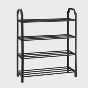 5Five Schoenenrek - zwart - 8 paar schoenen - 50 x 65 cm