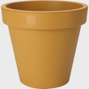 Pro Garden Plantenpot|bloempot - Tuin - kunststof - okergeel - D40 cm Pro Garden Plantenpot|bloempot - Tuin - kunststof - okergeel - D40 cm