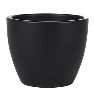 Ter Steege Bloempot - zwart - Scandinavisch - 13 x 11 cm Ter Steege Bloempot - zwart - Scandinavisch - 13 x 11 cm
