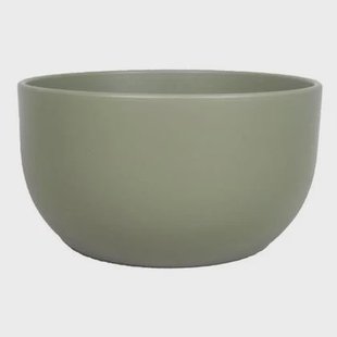 Floran Plantenpot - groen - schaal - mat - keramiek - 26 x 14 cm