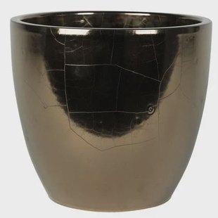 Ter Steege Bloempot - goud - Scandinavisch - 24 x 22 cm Ter Steege Bloempot - goud - Scandinavisch - 24 x 22 cm