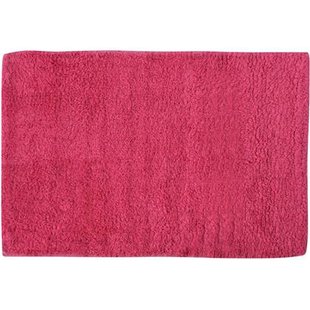 MSV Badkamerkleedje|badmat voor op de vloer - fuchsia roze - 45 x 70cm
