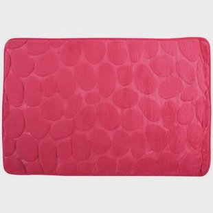 MSV Badkamerkleedje|badmat - kiezel - vloer - fuchsia roze - 50 x 80cm