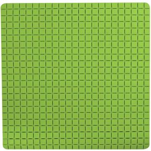 MSV Douche|bad anti-slip mat badkamer - rubber - limegroen - 54 x 54 c MSV Douche|bad anti-slip mat badkamer - rubber - limegroen - 54 x 54 c