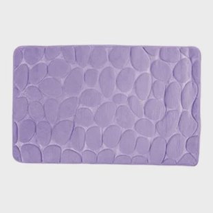 MSV Badkamerkleedje|badmat - kiezel - vloer - lila paars - 50x80 cm MSV Badkamerkleedje|badmat - kiezel - vloer - lila paars - 50x80 cm