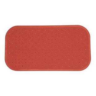 MSV Douche|bad anti-slip mat badkamer - rubber - terracotta - 36 x 65 MSV Douche|bad anti-slip mat badkamer - rubber - terracotta - 36 x 65