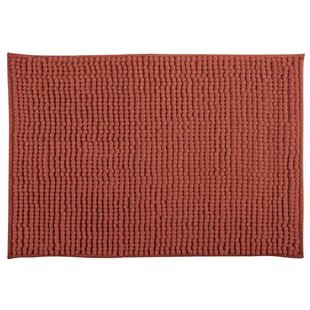 MSV Badkamerkleed|badmat tapijtje - terracotta - 40 x 60 cm