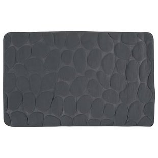 MSV Badkamerkleedje|badmat - kiezel - vloer - donkergrijs - 50x80 cm MSV Badkamerkleedje|badmat - kiezel - vloer - donkergrijs - 50x80 cm