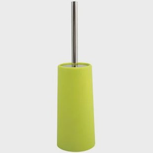 MSV Toiletborstel houder|WC-borstel - appelgroen - kunststof - 35 cm