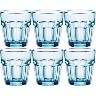 Bormioli Rocco Drinkglazen - 6x stuks - blauw - 270 ml